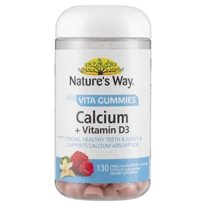 (PRE ORDER) Nature's Way Adult Vita Gummies Calcium + D 130 Gummies Exclusive Size shelf life 2yrs